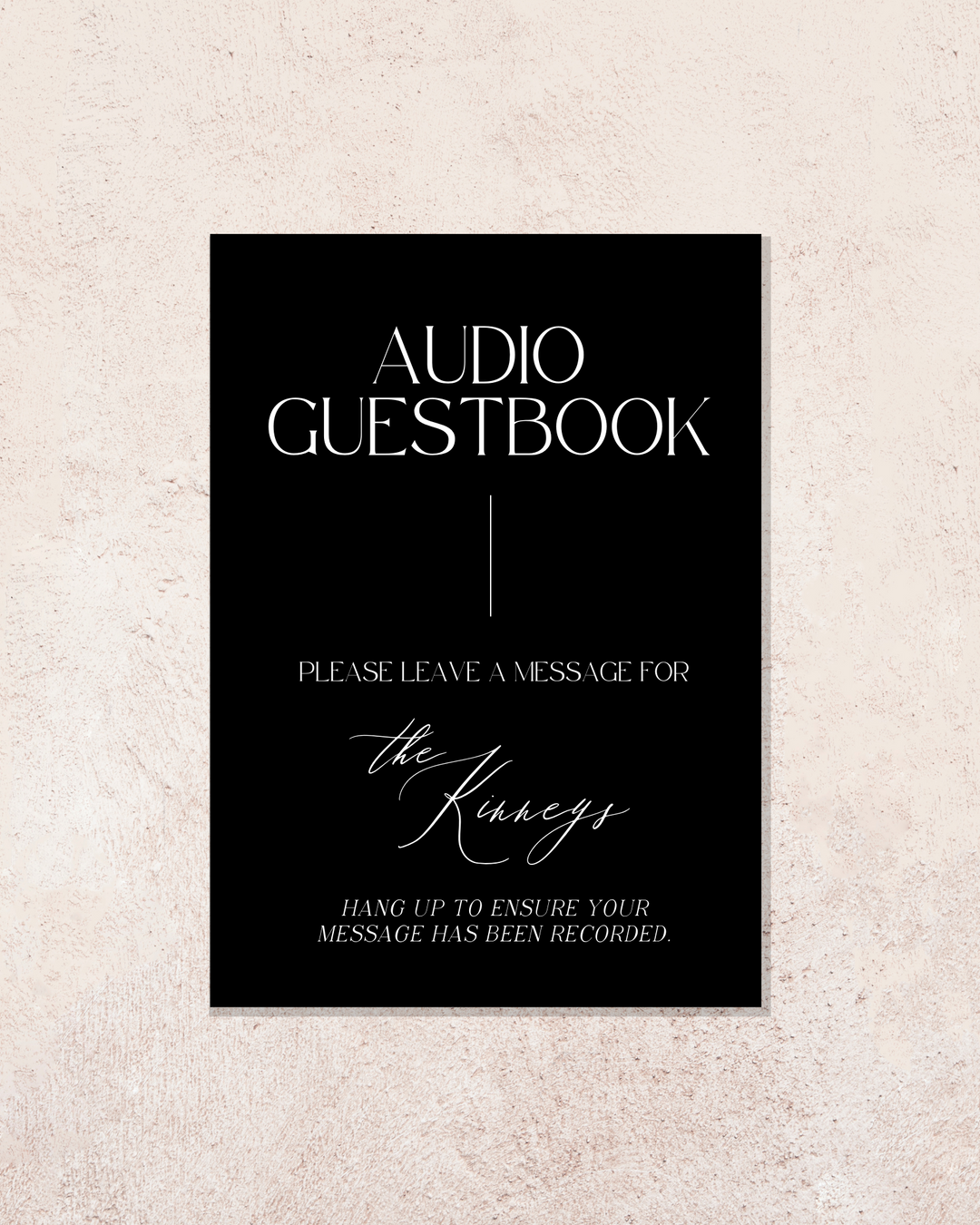 Audio Guestbook | Kayla