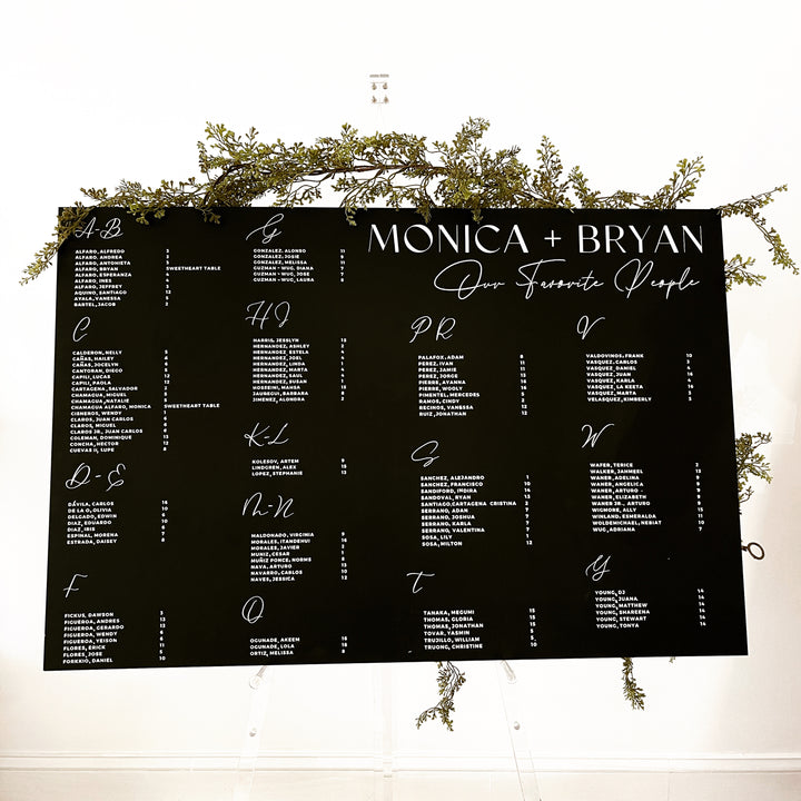 Seating Chart | Monica