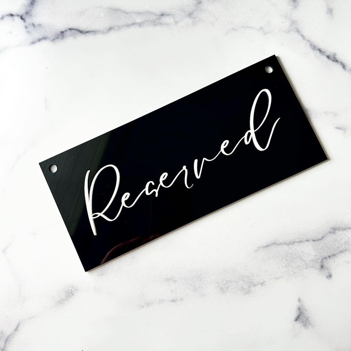 Reserved Hanging Sign | Grace